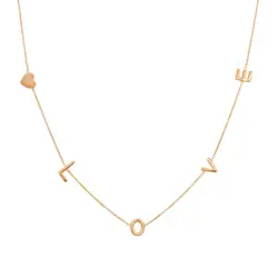 نیمست طلا طرح عشق C0026