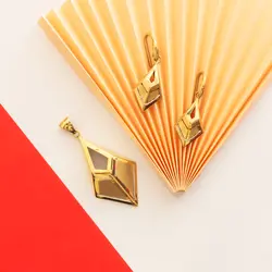 نیمست طلا لوزی F0006