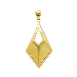 نیمست طلا لوزی F0006