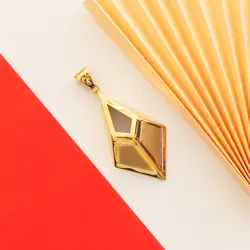 نیمست طلا لوزی F0006