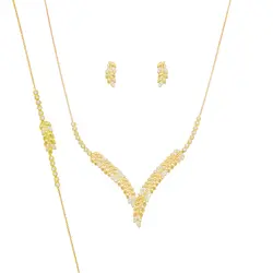 ست طلا مدل گندم B0031