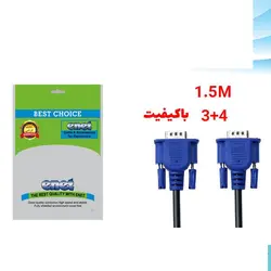 کابل ۱,۵ متری VGA3+4 باکیفیت