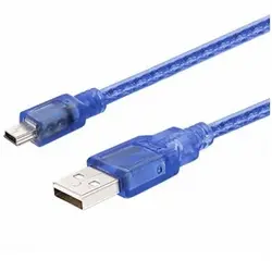 کابل ذوزنقه ای شیلدار mini USB 1.5m