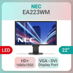 مانیتور 22 اینچ ان ای سی NEC MultiSync EA223WMبا ارسال رایگان