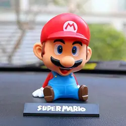 عروسک روی داشبورد سر متحرک مدل Mario / Luigi