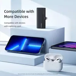مینی پاوربانک همراه راک مخصوص آیفون P82 Lightning 4800mAh - هزارتو