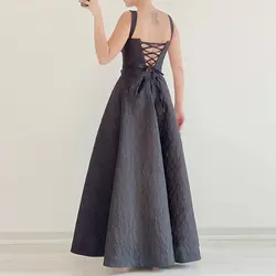 پیراهن ماکسی ژاکارد مشکی