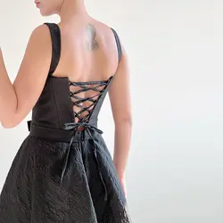 پیراهن ماکسی ژاکارد مشکی