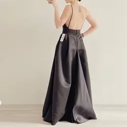 پیراهن شب ماکسی ساتن آمریکایی