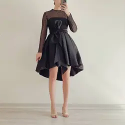 پیراهن شب تافته کار شده