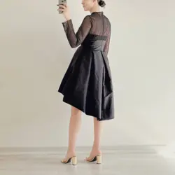 پیراهن شب تافته کار شده