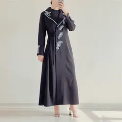 مانتو کرپ کار شده فیروزه