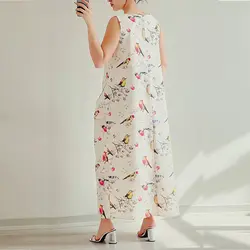 پیراهن گاباردین سیمرغ کرم روشن