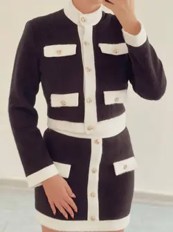 کت و دامن پشمی