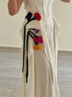 اورال لینن گل لاله سفید