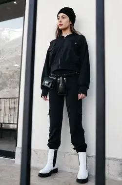 Black winter hoodie &amp; pants