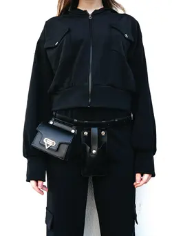 Black winter hoodie &amp; pants