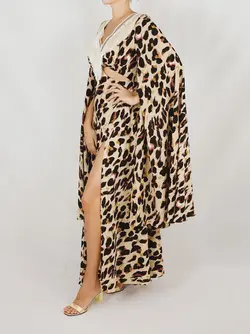 HOBRAT animal print  dress