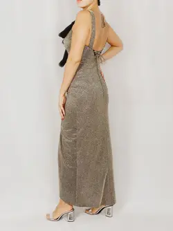 HOBRAT silver maxi dress
