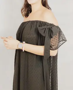 HOBRAT polka dot dress