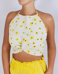 HOBRAT sunflower top