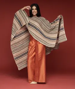 Indian texture kimono