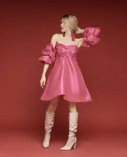 Vintage tafeta dress