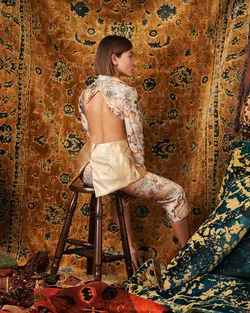 HOBRAT floral pants