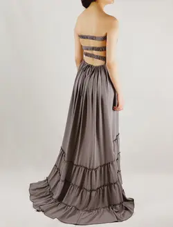 HOBRAT GREY MAXI Dress