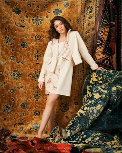 HOBRAT pink birds dress