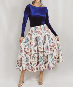 HOBRAT paisley skirt