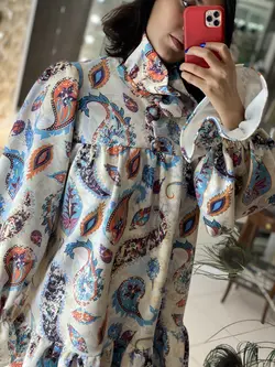 HOBRAT paisley dress