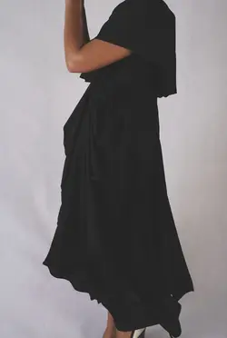 HOBRAT SILK MAXI DRESS