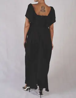 HOBRAT SILK MAXI DRESS