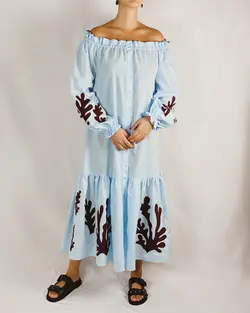 HOBRAT SKY BLUE SUMMER DRESS