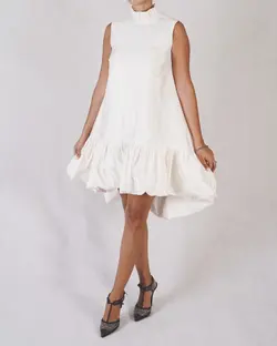 HOBRAT tafeta midi dress