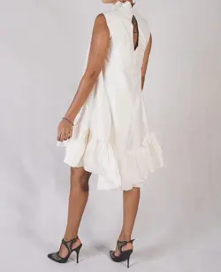 HOBRAT tafeta midi dress