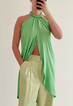 Satin silk top