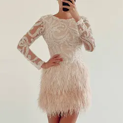 پیراهن شب بژ