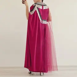 پیراهن ماکسی زرشکی