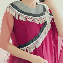 پیراهن ماکسی زرشکی