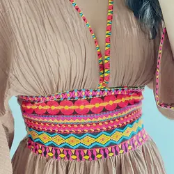 پیراهن ساحلی سوزن دوزی