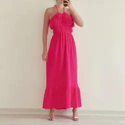 پیراهن ساحلی قرمز