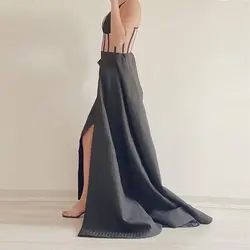 پیراهن شب ژاکارد مشکی  دنباله دار