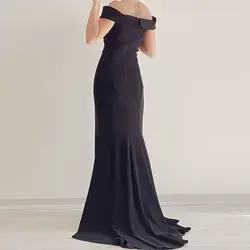 پیراهن ماکسی ماهی کرپ مشکی