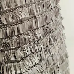 پیراهن ماکسی ربان دوزی مشکی