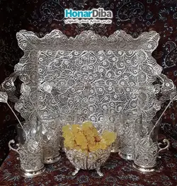 سرویس چایخوری ملیله کاری