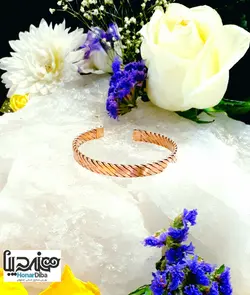 دستبند بافت کارتی ساده