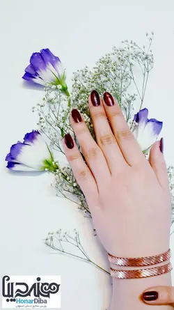 دستبند بافت کارتی ساده