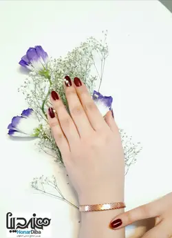 دستبند بافت کارتی ساده